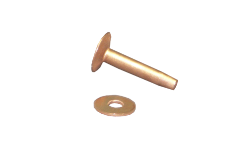 CRB14 #14 Copper Rivets w/ Burrs, Solid Copper (1lb. bag) 