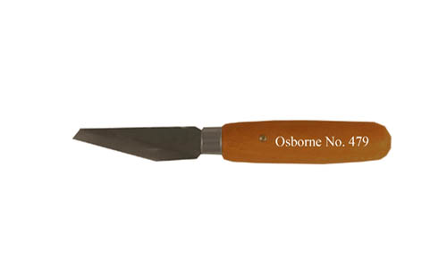 C.S. Osborne 469-A & 469-B Right & Left Skiving Knives - Leather