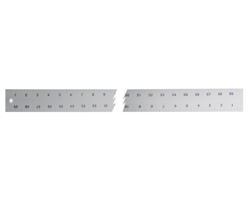 Aluminum Straight Edge Ruler by C.S. Osborne & Co. - No. 802